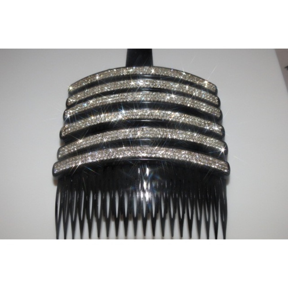 1 New Gorgeous Hair Comb with Shinny Crystals Hair Jewelry Accessories US Seller